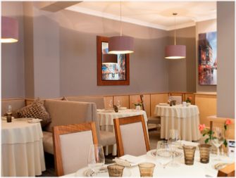 The dining room